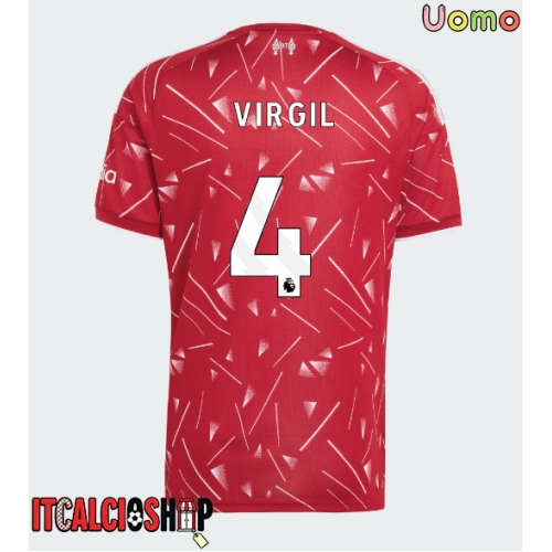 Liverpool Virgil van Dijk #4 Prima Maglia 2026-27 Manica Corta